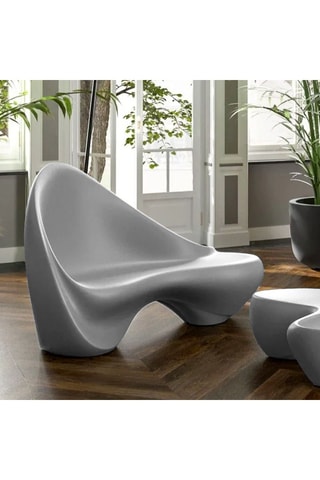 Sofá de jardín Ripple - Blanco - 2 plazas