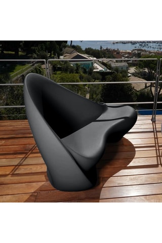 Sofá de jardín Ripple - Antracita - 2 plazas