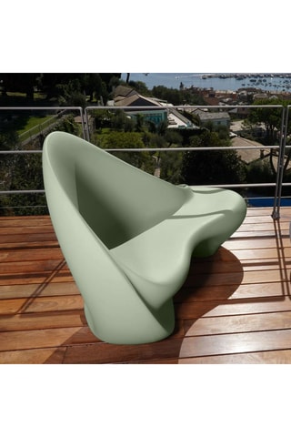 Sofá de jardín Ripple - Verde - 2 plazas