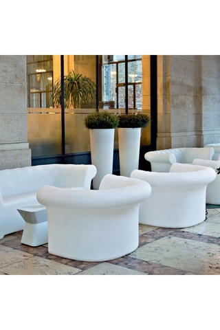 Fauteuil de jardin Sirchester - Blanc