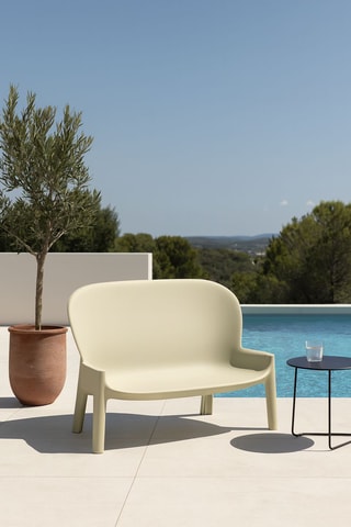 Sofá de jardín Balzac - Crudo - 2 plazas