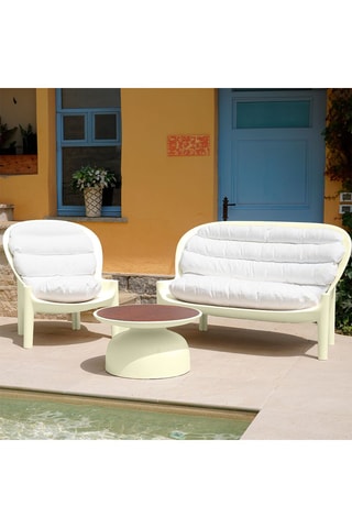 Sofá de jardín Balzac - Crudo - 2 plazas