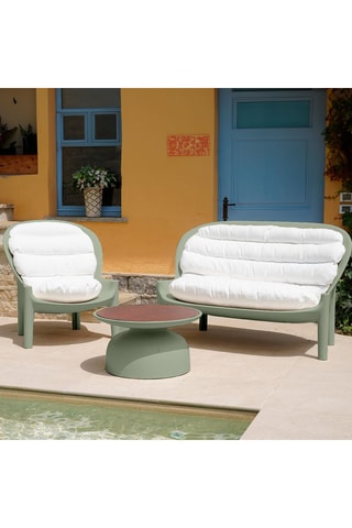 Sofá de jardín Balzac - Verde agua - 2 plazas