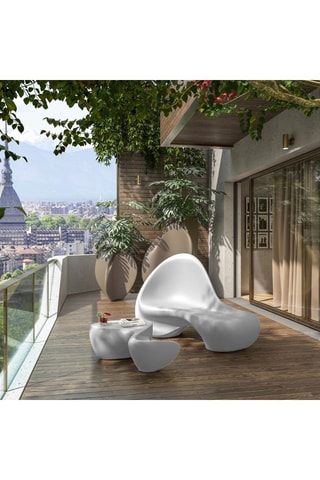 Table basse de jardin Ripple - 88,5 x 34 x 63 cm -Zaha Hadid Architects