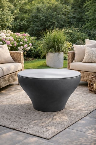 Table basse de jardin Drum - 80 x 50 x 80 cm