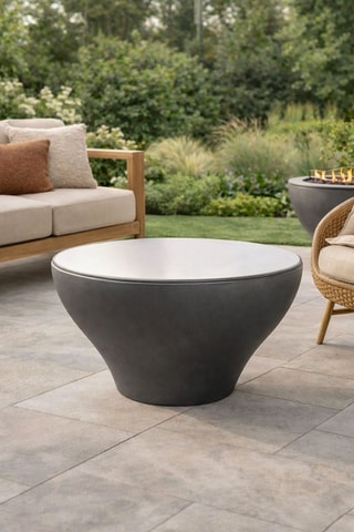 Table basse de jardin Drum - 80 x 50 x 80 cm