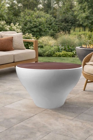 Table basse de jardin Drum - 80 x 50 x 80 cm