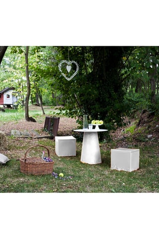 Tabouret de jardin Lounge - 37 x 36 x 37 cm