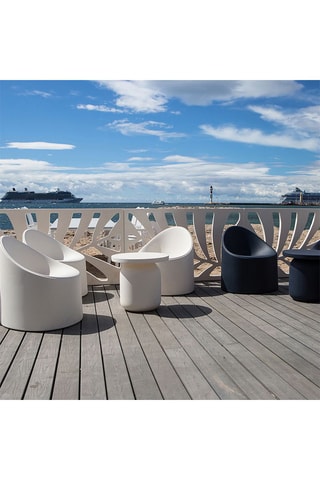 Sillón de jardín Bay - Blanco