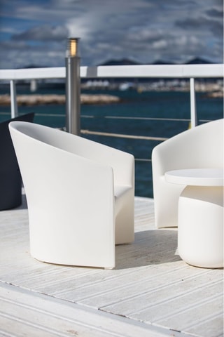 Sillón de jardín Pinebeach - Blanco