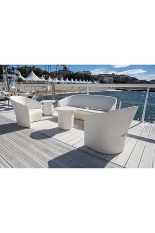 Sillón de jardín Pinebeach - Blanco