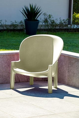 Fauteuil de jardin Balzac - Ecru