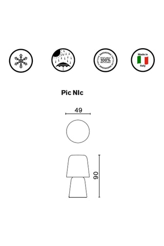 Lampadaire d’extérieur LED Pic-Nic - Anthracite - Joan Gaspar