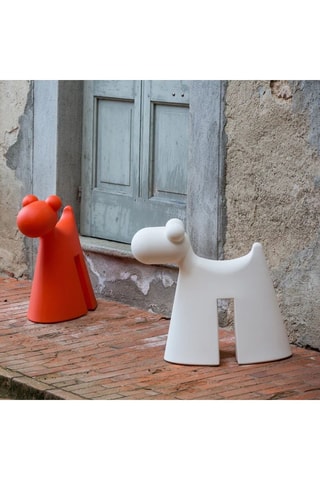 Estatuilla de jardín Doggy - 60 x 27,5 x 55 cm - Blanco - Eero Aarnio