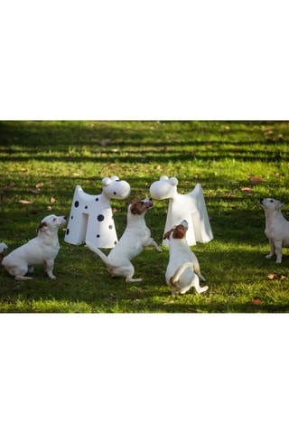 Estatuilla de jardín Doggy - 60 x 27,5 x 55 cm - Blanco - Eero Aarnio