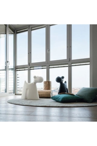 Estatuilla de jardín Doggy - 60 x 27,5 x 55 cm - Blanco - Eero Aarnio