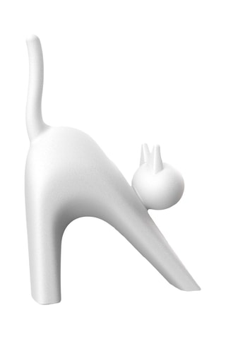 Estatuilla de jardín Gatt-one - 34 x 14 x 50 cm - Blanco