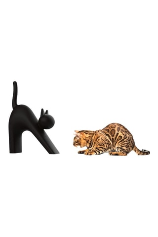 Estatuilla de jardín Gatt-one - 34 x 14 x 50 cm - Antracita