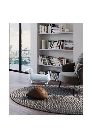 Estatuilla de jardín Otto - 17,5 x 66 x 38 cm - Blanco - Alessandra Baldereschi