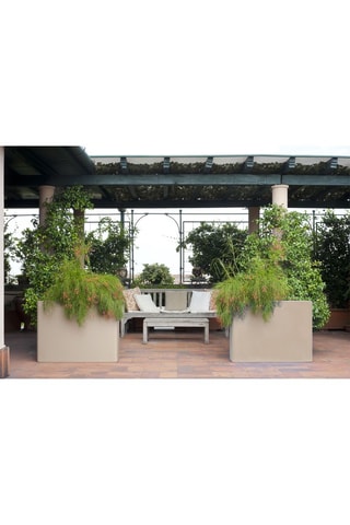 Vase Rectangular - Beige