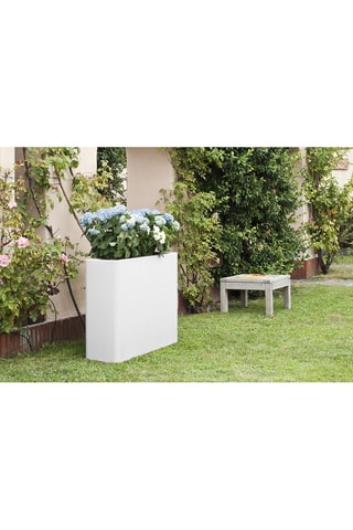 Vase Rectangular - 70 cm - Blanc
