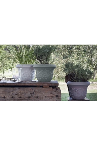 Pot de fleurs UVA Spina - 32 cm - Vert d’eau