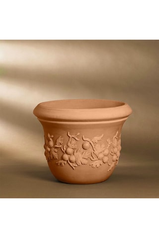 Pot de fleurs UVA Spina - 32 cm - Rouge brique