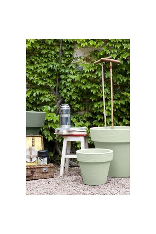 Vase Bordato Liscio - 40 cm - Vert d’eau