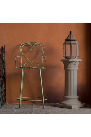 Columna Foglie - 75 cm - Topo