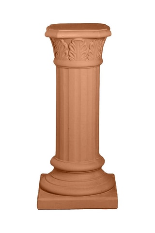 Columna Foglie - 75 cm - Rojo teja