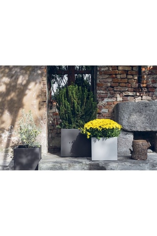 Vase Cubotti - 37 cm - Blanc