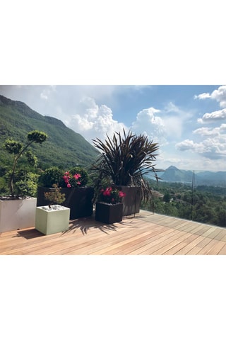 Vase Cubotti - 37 cm - Vert d’eau