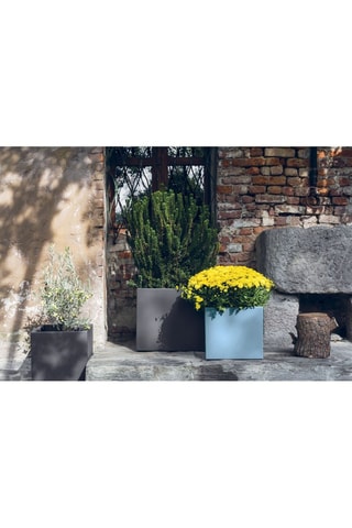 Vase Cubotti - 37 cm - Bleu marine