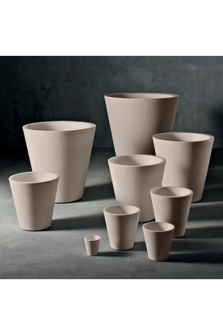 Vase Newpot - 50 cm - Gris clair - Paolo Rizzatto