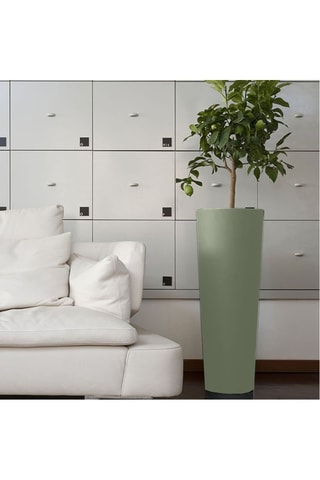 Vase Newpot - 35 cm - Vert sauge - Paolo Rizzatto