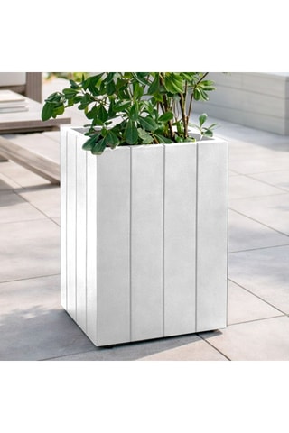 Pot de fleurs Fence - 60 cm - Blanc - Raffaella Mangiarotti