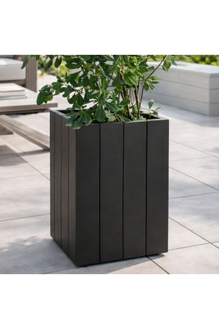 Pot de fleurs Fence - 60 cm - Anthracite - Raffaella Mangiarotti