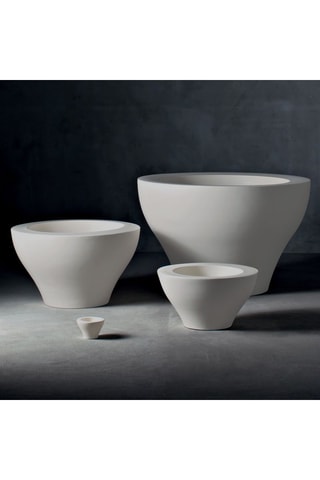 Pot de fleurs Ming - 33 cm - Blanc - Rodolfo Dordoni