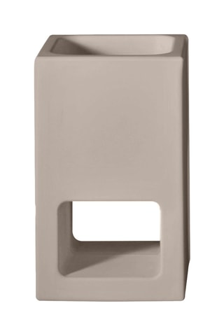 Jardinière Lluna Plena - 40 x 40 x 66 cm - Gris clair - Joan Gaspar