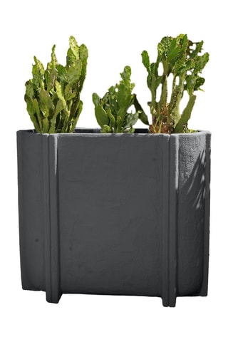 Pot de fleurs Cassero - 72,5 cm - Anthracite - Patricia Urquiola