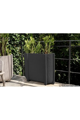 Pot de fleurs Cassero - 72,5 cm - Anthracite - Patricia Urquiola