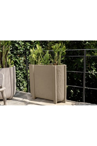 Pot de fleurs Cassero - 72,5 cm - Taupe - Patricia Urquiola