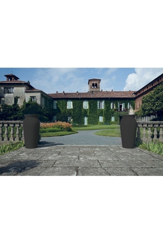 Vase June - 60 x 60 x 120 cm - Anthracite - Christophe Pillet