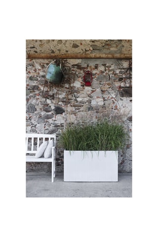 Pot de fleurs Fence - 60 cm - Blanc - Raffaella Mangiarotti