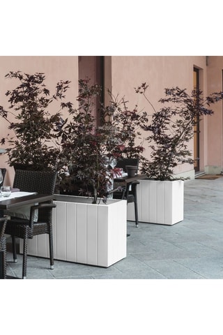 Pot de fleurs Fence - 60 cm - Blanc - Raffaella Mangiarotti