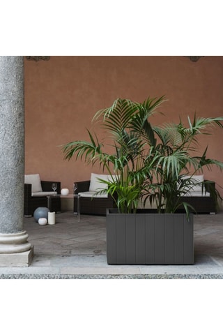 Pot de fleurs Fence - 60 cm - Anthracite - Raffaella Mangiarotti
