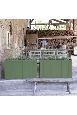 Pot de fleurs Fence - 60 cm - Vert  - Raffaella Mangiarotti