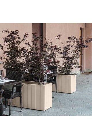 Pot de fleurs Fence - 60 cm - Beige - Raffaella Mangiarotti