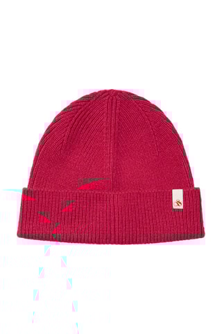 Gorro de lã e alpaca Vermelho