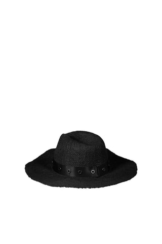 Chapéu de palha - Preto